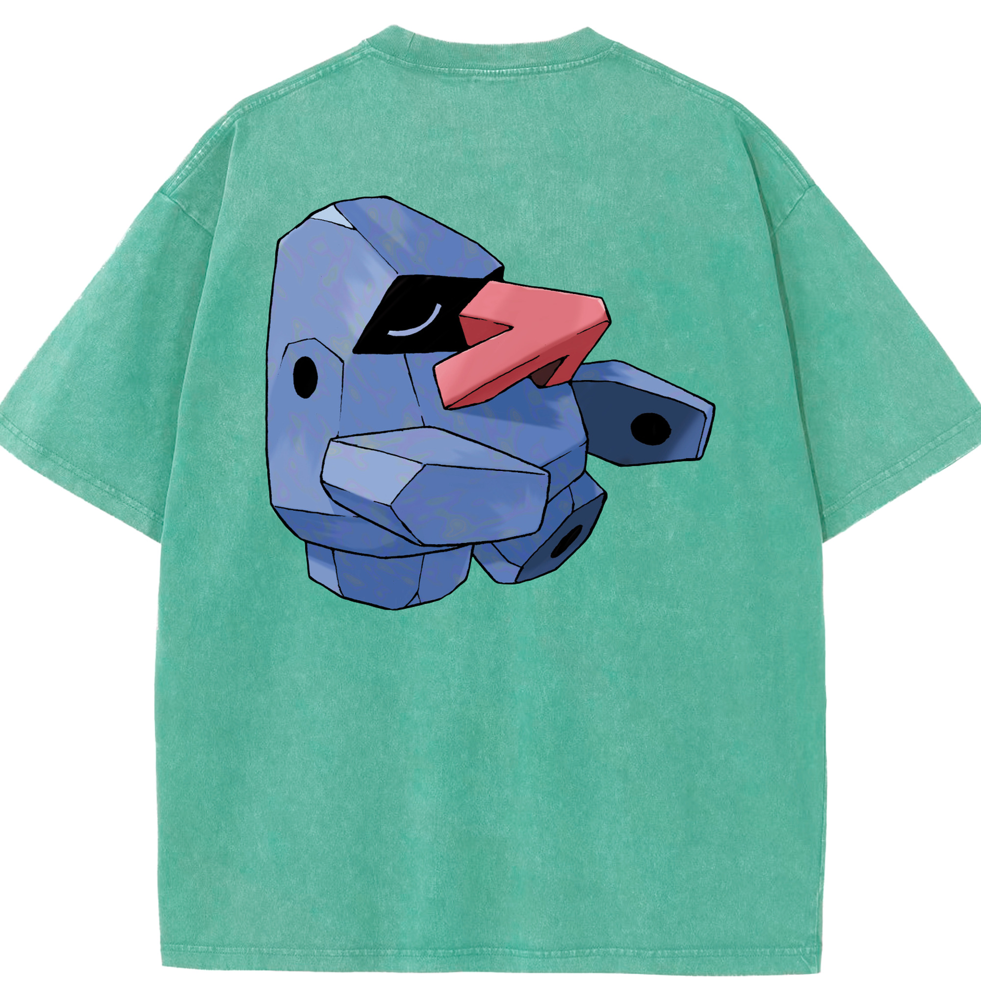 （画像用） ポケットモンスター Pokémon 綿100% ヴィンテージ風 半袖Tシャツ（背面プリント）